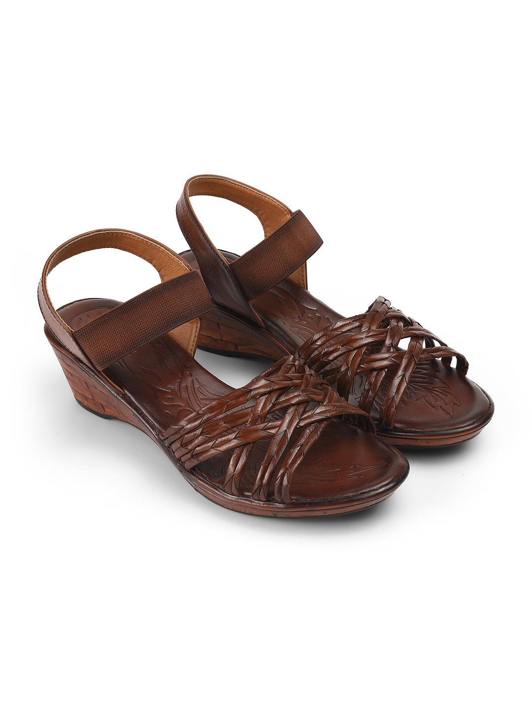 Braided Wedge Sandal