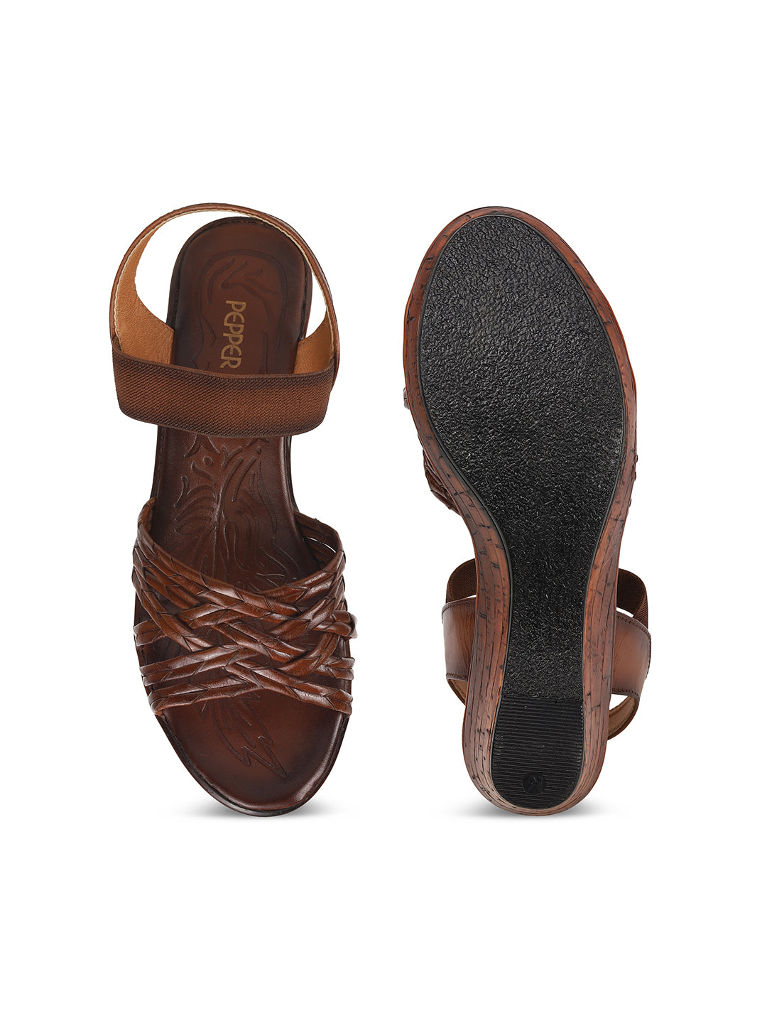 Braided Wedge Sandal