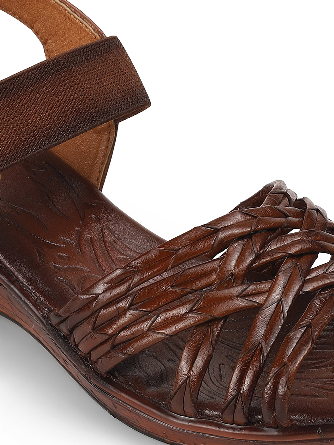 Braided Wedge Sandal